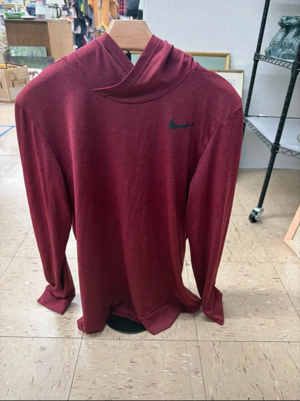 Nike Men's Maroon Turtleneck Performance Sweater